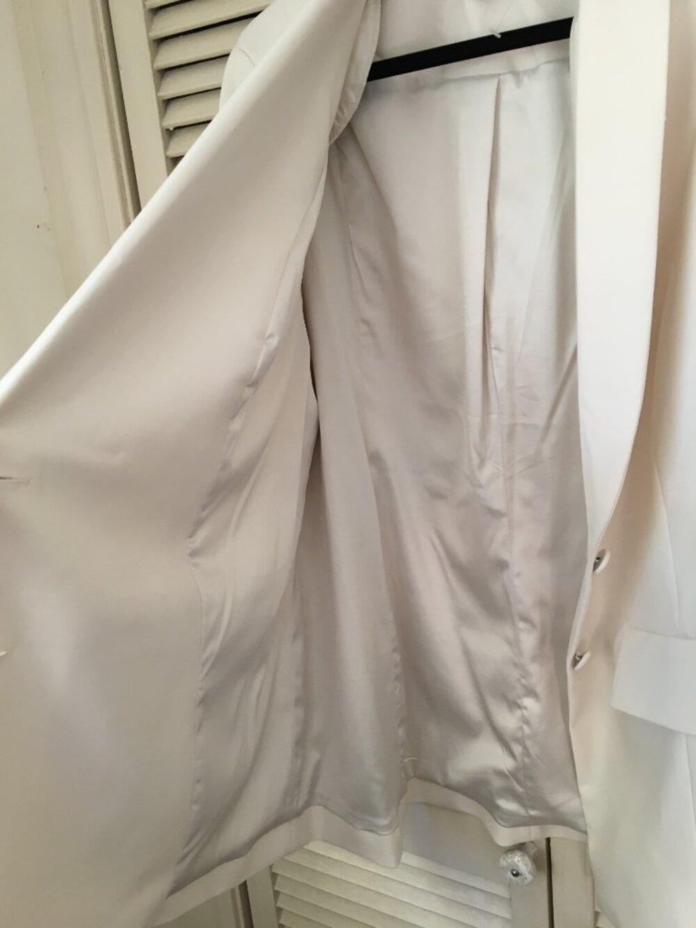 Torrid Size 1 (14-16) Ivory Lined Tailored Blazer Button Closure NwoT - Picture 7 of 8